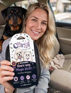 CORGI_MAGIC_HAIR_KUNDIN_IM_AUTO_KUNDIN_ROTTWEILER