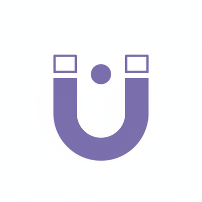 Lila Magnet Icon